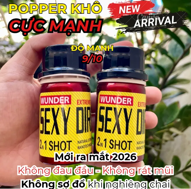 🔥 Popper Khô Sexy Director 2 in 1 Chai Nhôm Size Lớn: Cực Mạnh 9/10, Phê Lâu 🚀