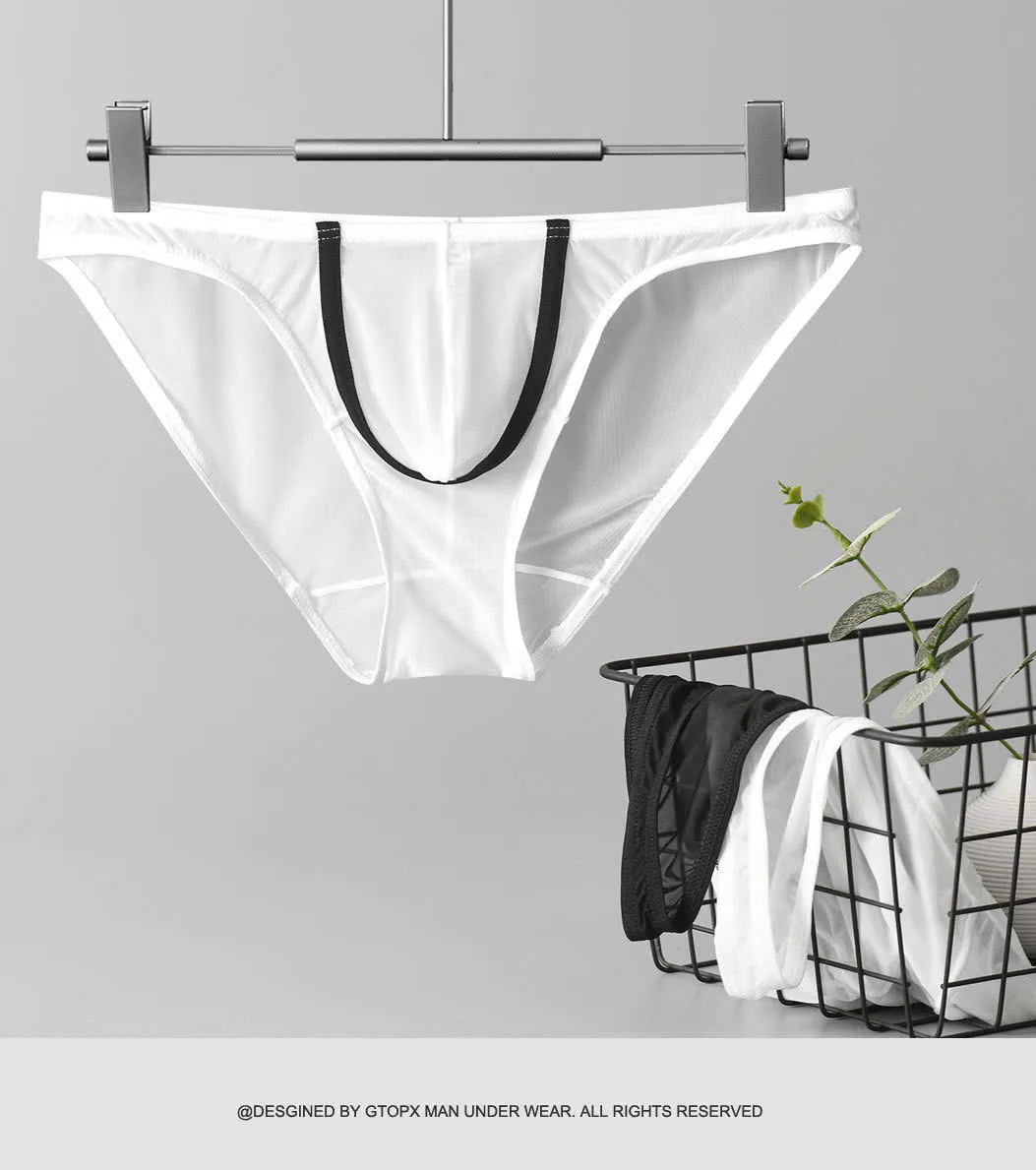 🔥 Quần Lót Nam GTOPX See Through Bikini Briefs: Xuyên Thấu Siêu Mát, Siêu Sexy 🚀 LD14JO - Ảnh 6