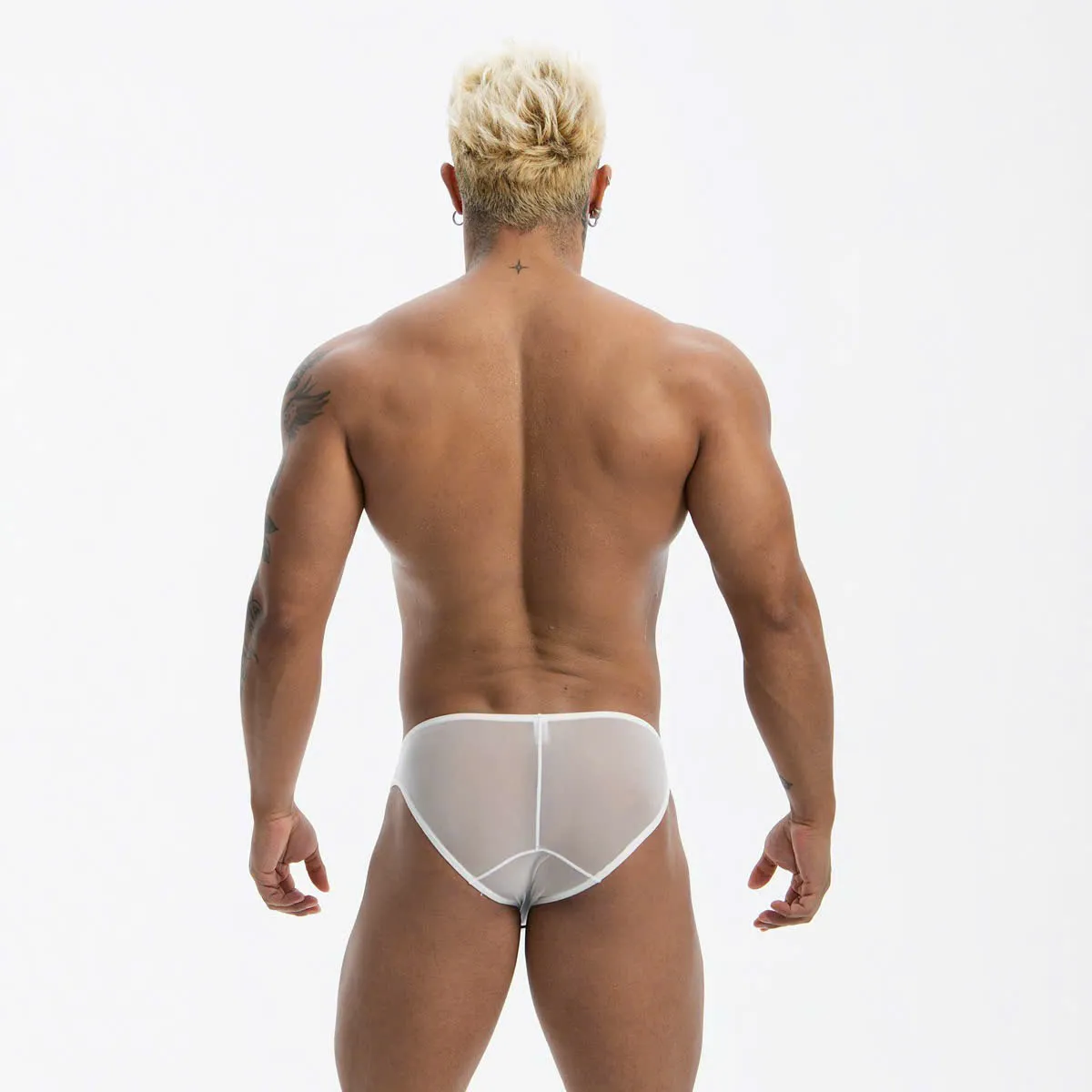 🔥 Quần Lót Nam GTOPX See Through Bikini Briefs: Xuyên Thấu Siêu Mát, Siêu Sexy 🚀 LD14JO - Ảnh 4