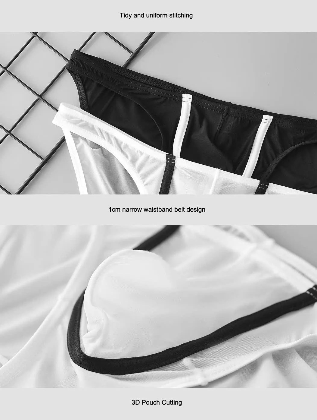 🔥 Quần Lót Nam GTOPX See Through Bikini Briefs: Xuyên Thấu Siêu Mát, Siêu Sexy 🚀 LD14JO - Ảnh 9