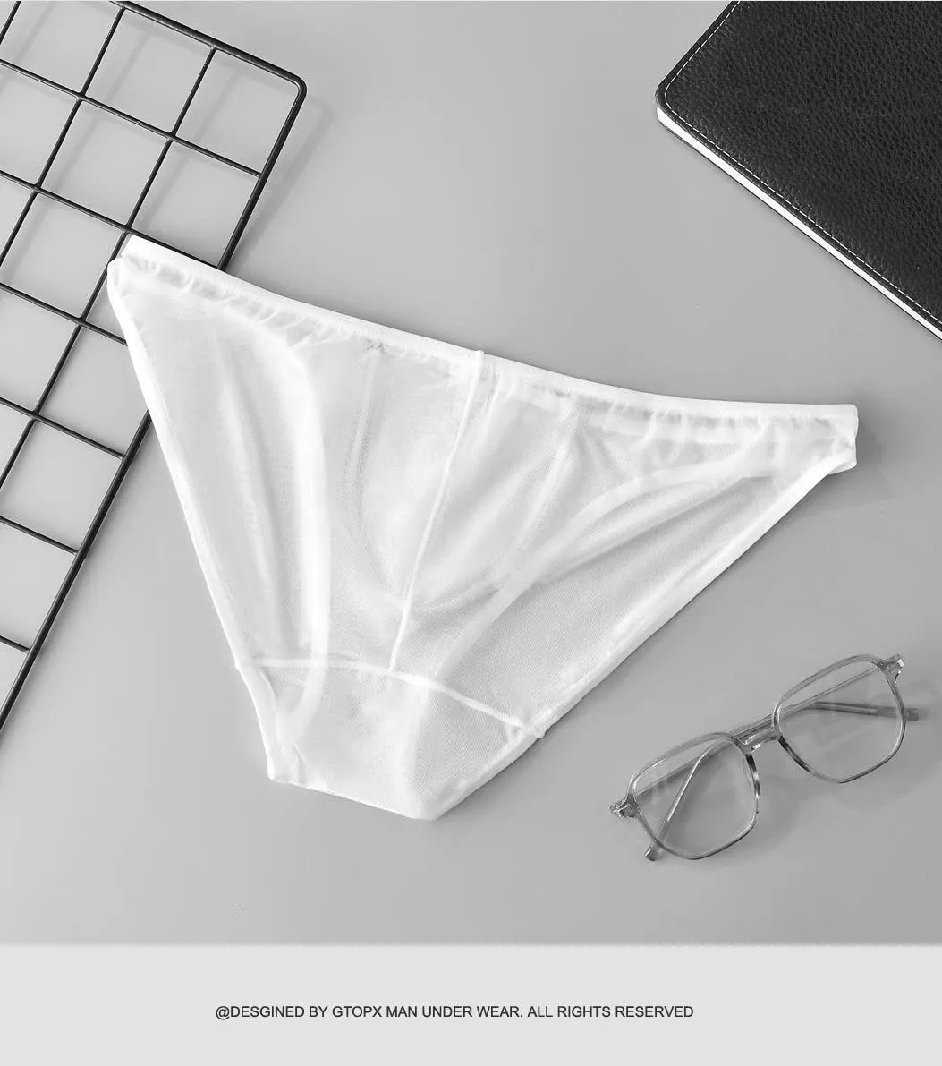 🔥 Quần Lót Nam GTOPX See Through Bikini Briefs: Xuyên Thấu Siêu Mát, Siêu Sexy 🚀 LD14JO - Ảnh 13