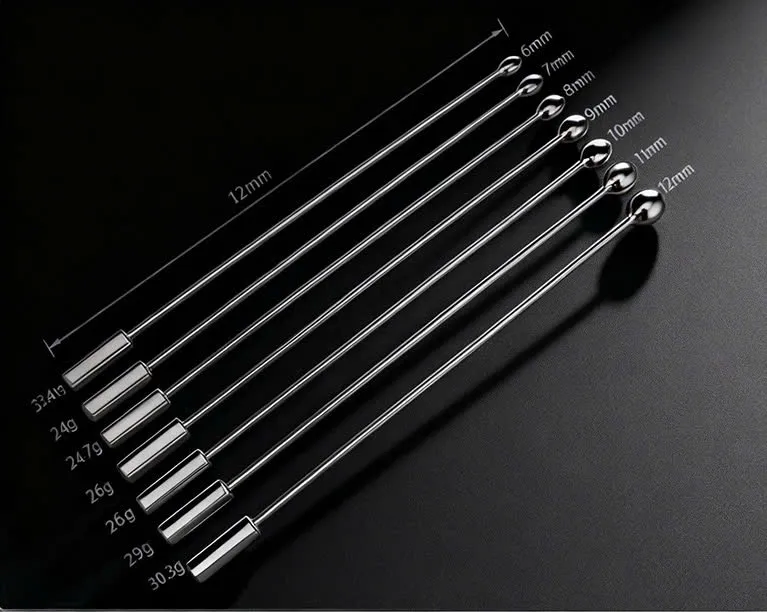 🔥 Que Sounding Inox Đầu Hạt Giọt Nước - 6 Size 6-12mm: Siêu Bền, Hot Nhất 🚀 DG7-8JMS