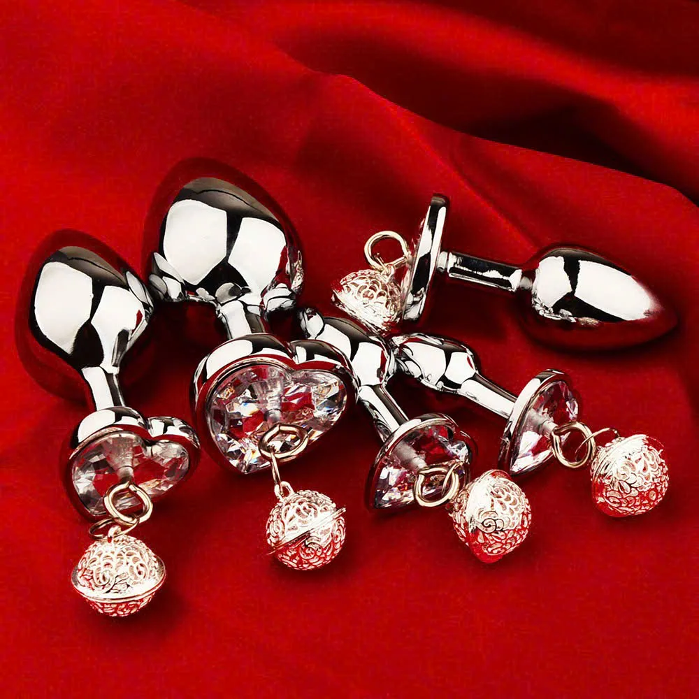 🔥 Anal Plug Inox Hình Giọt Nước Gắn Đá Lấp Lánh Kèm Chuông Cute: Đồ Chơi BDSM Giá Rẻ Cực Đáng Tiền 🚀 MDR8JL - Ảnh 3