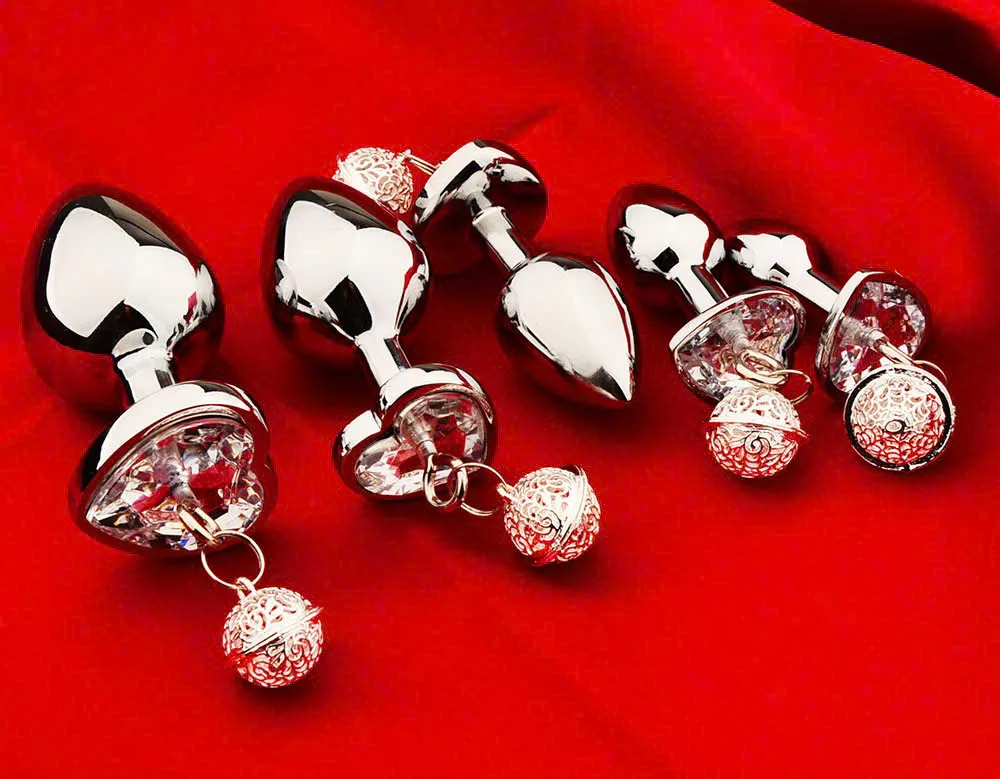 🔥 Anal Plug Inox Hình Giọt Nước Gắn Đá Lấp Lánh Kèm Chuông Cute: Đồ Chơi BDSM Giá Rẻ Cực Đáng Tiền 🚀 MDR8JL - Ảnh 5