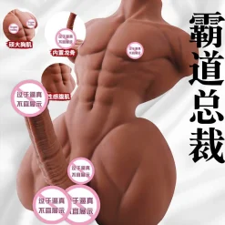 🔥 Búp Bê Tình Dục Nam Cơ Bắp-Vòng Eo Siêu Đẹp-MUSCULAR MAN Silicon Cao Cấp (36.5cm, 4.5kg): Ngực Xô Siêu Thực 🚀 CVD165JP