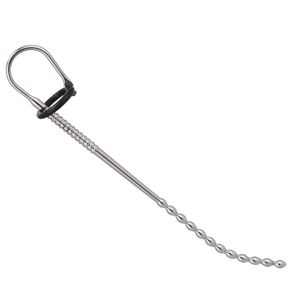 🔥 Que Sounding Inox Dạng Chuỗi Hạt Uốn Lợn Kèm Vòng Tròng Khấc: Đồ Chơi BDSM Chuyên Sâu, Cực Kỳ Đáng Tiền 🚀 SDL15JC - Ảnh 3