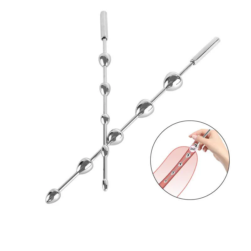 🔥 Que Sounding Inox Nhiều Khấc Size S (Dài 27cm): 5 Cấp Độ Giọt Nước Từ 6-12mm 🚀 JGF38JF - Ảnh 3