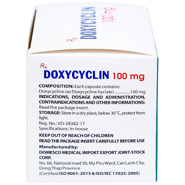 🔥 Thuốc Phòng Ngừa Lây Nhiễm Giang Mai, Bệnh Lậu, Chlamydia: Doxycycline 100mg Chính Hãng 🚀CFD - Ảnh 6